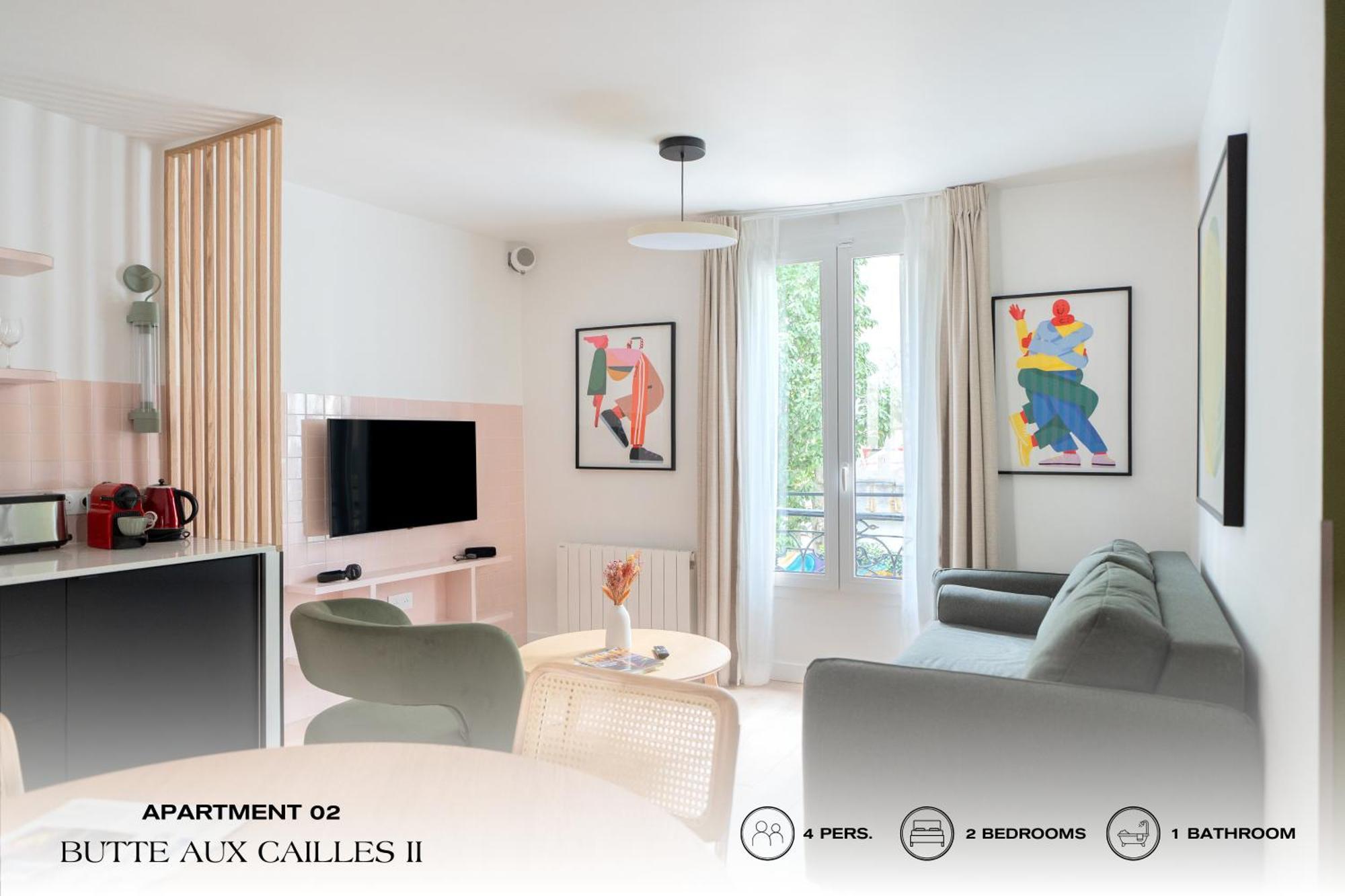 Апартаменты Beauquartier - Butte Aux Cailles II Париж Экстерьер фото