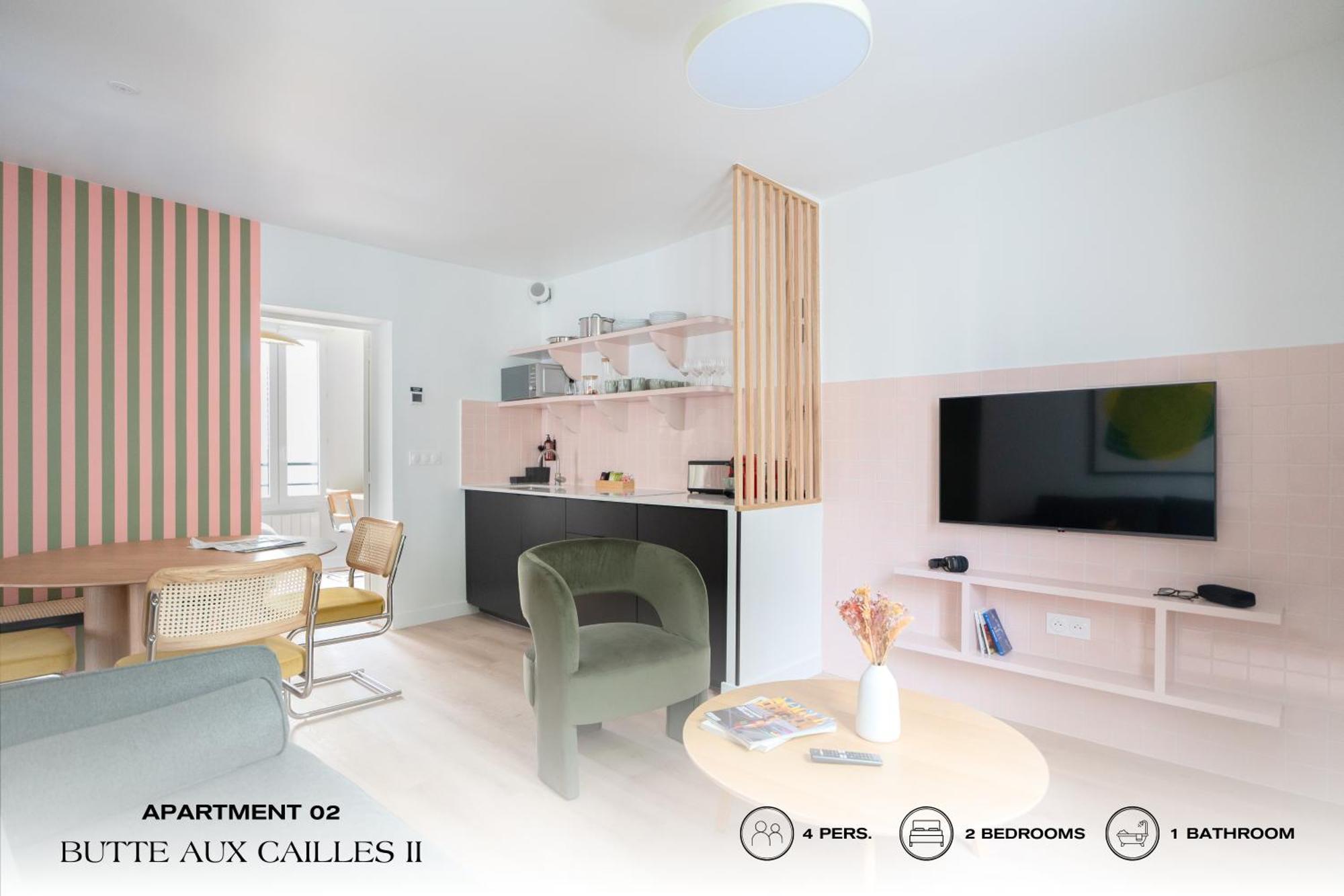 Апартаменты Beauquartier - Butte Aux Cailles II Париж Экстерьер фото