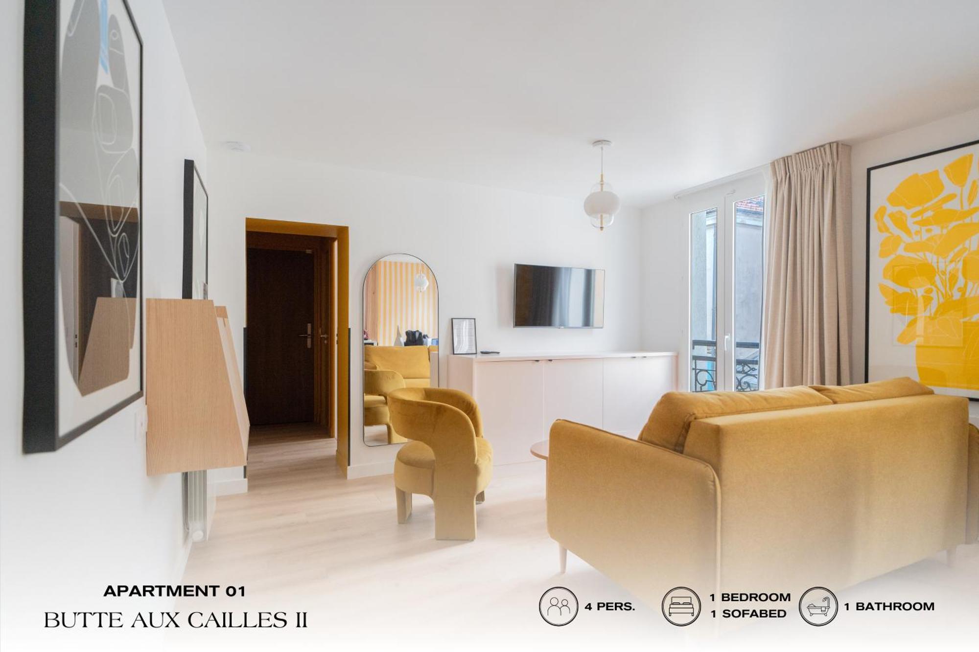 Апартаменты Beauquartier - Butte Aux Cailles II Париж Экстерьер фото